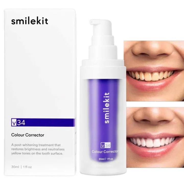 V34 Purple Whitening Toothpaste 30ml