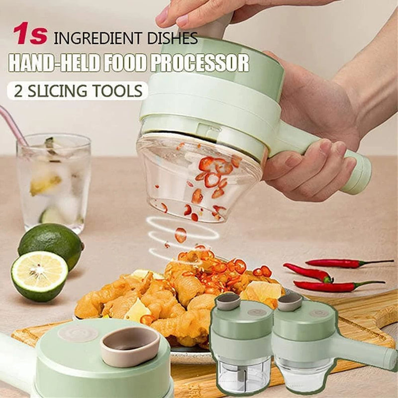 4-in-1 Portable Electric Food Chopper