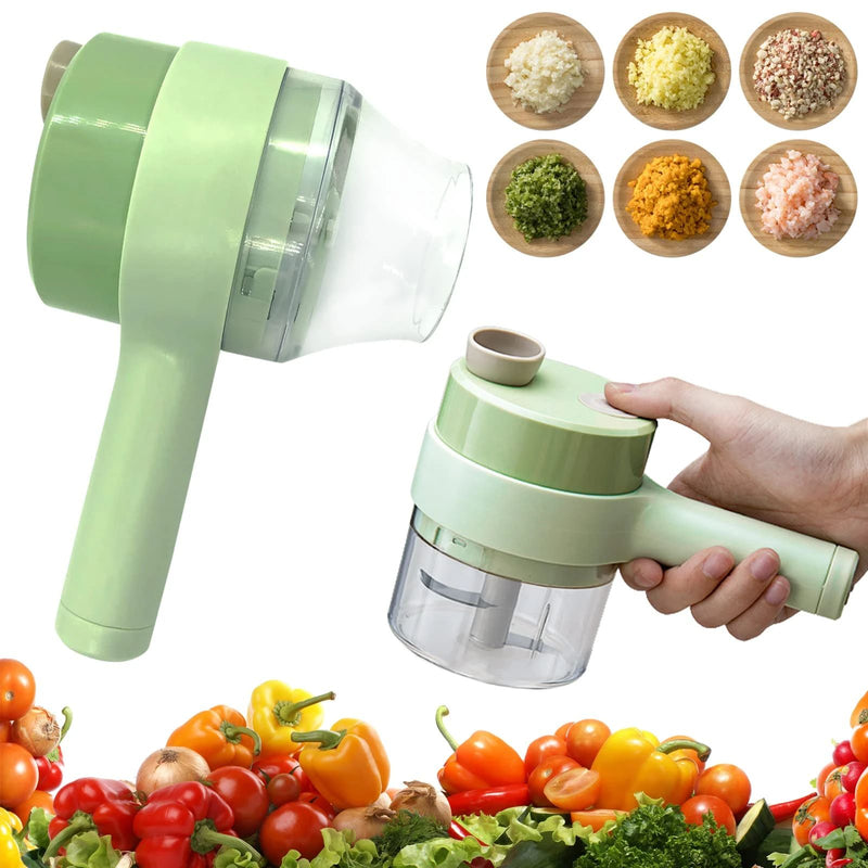 4-in-1 Portable Electric Food Chopper