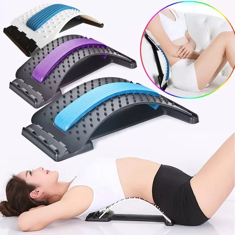 Back Stretcher & Lumbar Support – Spine Pain Relief & Posture Corrector