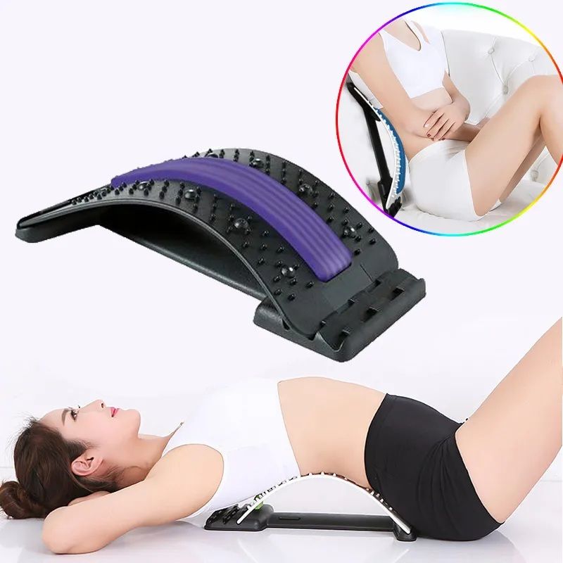 Back Stretcher & Lumbar Support – Spine Pain Relief & Posture Corrector