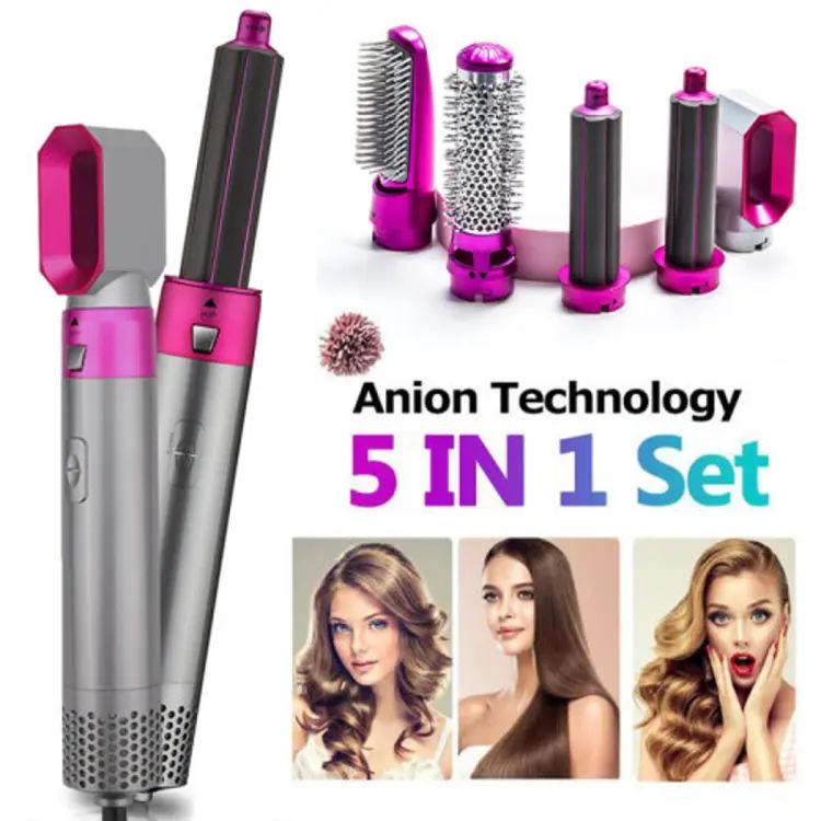 5-in-1 Hair Dryer & Styling Brush Kit