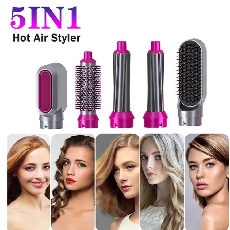 5-in-1 Hair Dryer & Styling Brush Kit