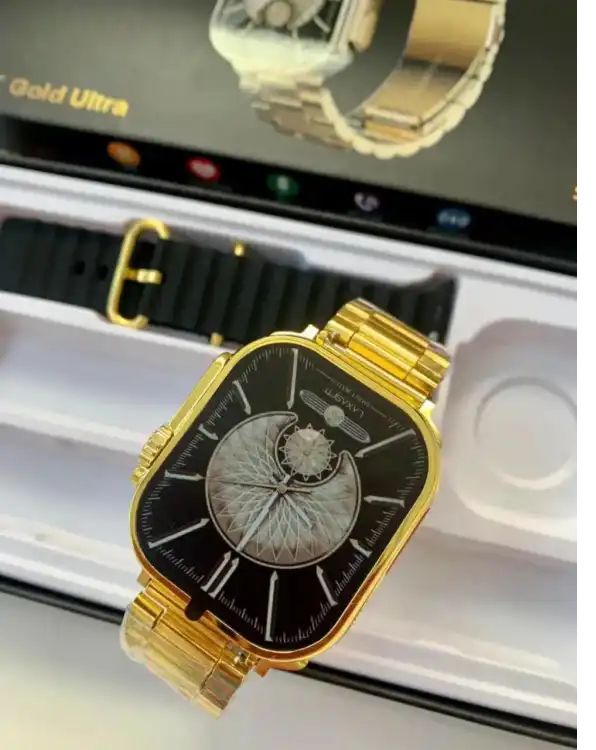 S9 Ultra Max 49mm Smart Watch in 24K Gold