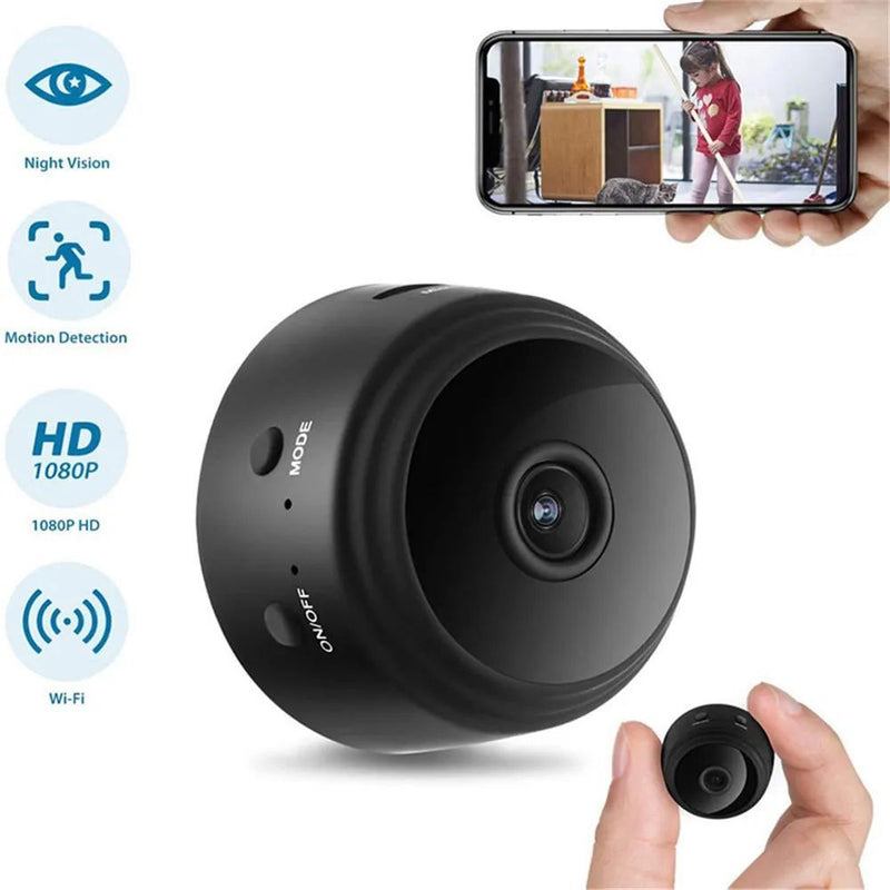 A9 WiFi Mini Camera – HD 1080p Wireless Security & Voice Recorder